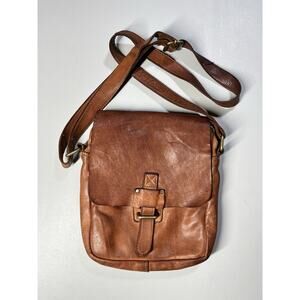 Harbour 2nd Crossbody Brown Leather Handbag Travel Shoulder Messenger Bag